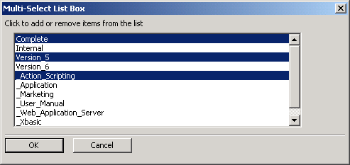Multi Select List Box 3